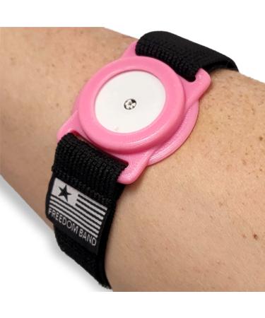 4-18" Inch Adjustable & Flex Band for Freestyle Libre 1 & 2 14 Day : Transmitter Protection Sensor Cover Arm & Leg Band -No More Adhesive Patches (4-18" Active Band Pink Bubble Gum) 4-16" Active Band Pink Bubble Gum