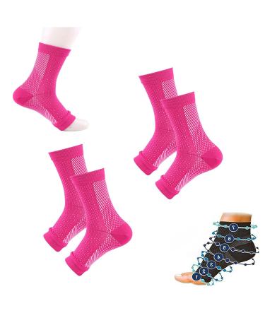 Compression stockings compression socks only for at night orthopedic compression socks compression socks at night compression socks for the night L-XL hot pink