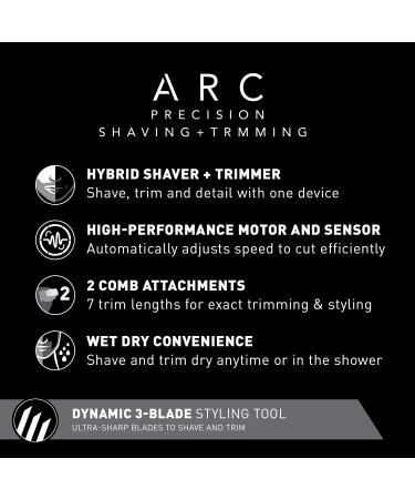 Panasonic ES-LL41-K Black Hybrid Shaver & Trimmer with Pop-Up Detailer & Shave Sensor Technology - Buy Online on GoSupps.com