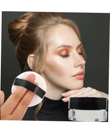 Angoily 1 Set Loose Powder Box Powder Box Face Powder Jars Puff Powder Container Portable Powder Holder Travel Lotion Container Makeup Containers Nail Stickers Plastic Office Cream - Buy Online on GoSupps.com