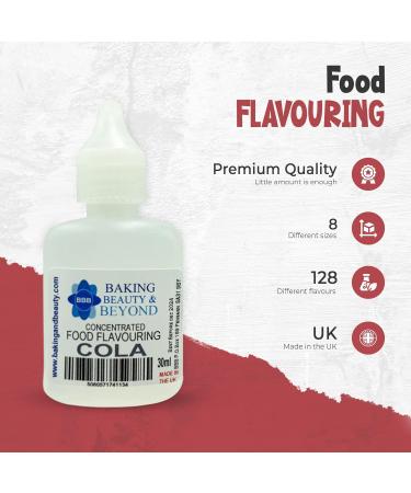Baking Beauty and Beyond Concentrated Food Flavouring Oil - Dozen of Professional Quality Food Grade Flavouring Oil for Candy Making Baking Cooking Lip Balm and Lip Gloss - Cola (50ml) - Buy Online on GoSupps.com
