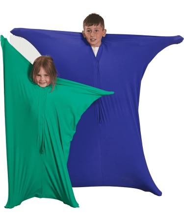 Sensory Direct Body Sock for Autism - Medium & Blue | for Kids Adults Boys & Girls | Full Body Wrap for Hyposensitivity Compression Anxiety ADHD ASD Special Needs Medium (120cm x 70cm) Blue - Buy Online on GoSupps.com