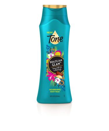 Tone Body Wash Brazilian Glam 18 Ounce (Pack of 6)