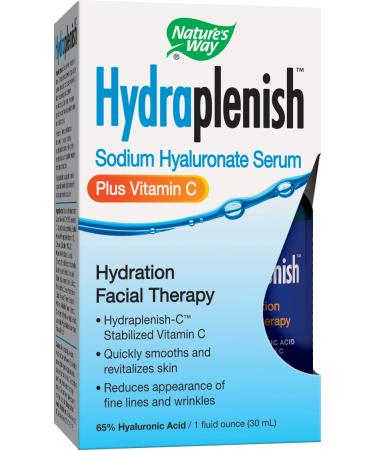 Nature's Way Hydraplenish Sodium Hyaluronate Serum Plus Vitamin C 1 fl oz (30 ml)