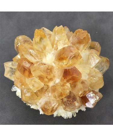 Home Natural Citrine Cluster Crystal Cluster Quartz Home Decor Crystal Cluster (Color : Orange Yellow Size : 400-450g) 400-450g Orange Yellow - Buy Online on GoSupps.com