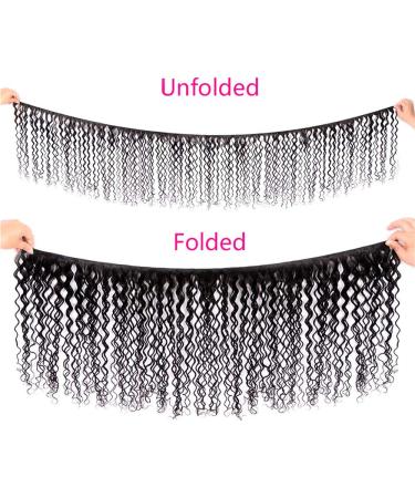 10A Brazilian Kinky Curly Human Hair Bundle - 18 inch Virgin Hair, Natural Black Color - 100g - 1 Bundle - Buy Online on GoSupps.com