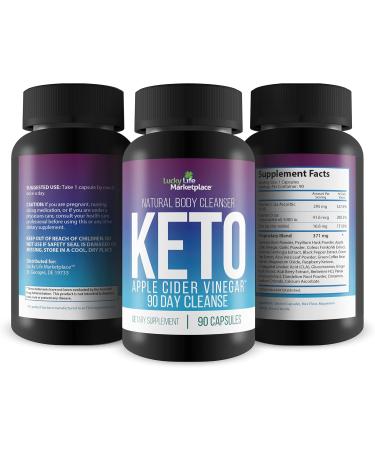 3X Keto Apple Cider Vinegar 90-Day Cleanse | Detox Naturally Support Digestion & Immune Health | Keto Pills for Men & Women - Buy Online on GoSupps.com