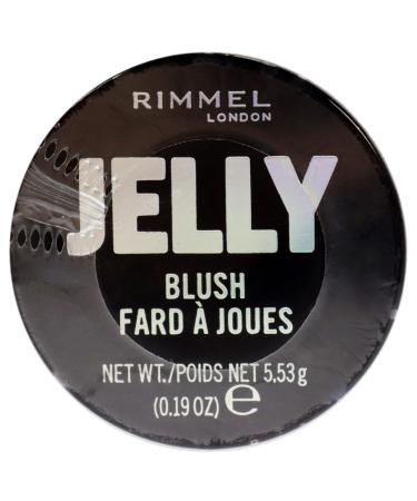 Rimmel London Jelly Blush Blusher Long-lasting and Water Based Bouncy Formula for Dewy Skin Look Berry Bounce 5.53g