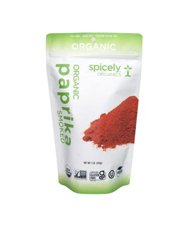 Spicely Organic Paprika Smoked 1 Lb Bag Certified Gluten Free 1 Pound (Pack of 1)