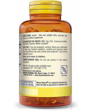 Mason Natural Evening Primrose Oil 60 Softgels - Omega 6 Supplement for Women's Health - Buy Online on GoSupps.com