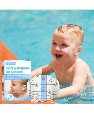 Baby Bath Ear - Transparent Baby Waterproof Ear Stickers - -time Ear Covers for Bathing Transparent High Heel Invisible Foot Care Sticker - Buy Online on GoSupps.com