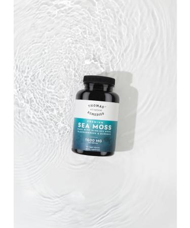 Thomas' all-natural Remedies Irish Sea Moss Capsules Sea Moss with Bladderwrack & Burdock Root Organic for Gut Health Digestion Energy & Immune Support 120 Seamoss Pills - Buy Online on GoSupps.com