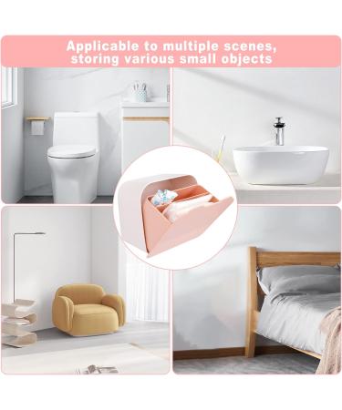 Buy Women's Plastic Hanging Tampon Storage Box - 15.5x15.5cm Organizer for Bathrooms | Pink | 1 Pack - Buy Online on GoSupps.com