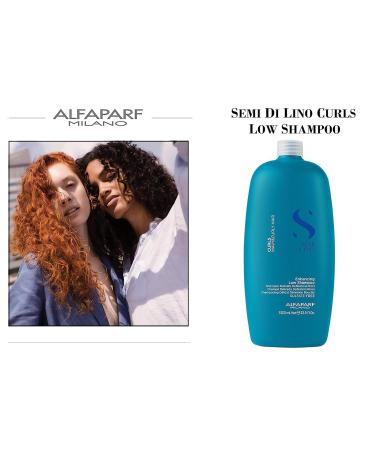 AlfaParf Semi di Lino Curls Enhancer - Low Shampoo 1000ml | Best for Curly Hair | International Shipping Available - Buy Online on GoSupps.com