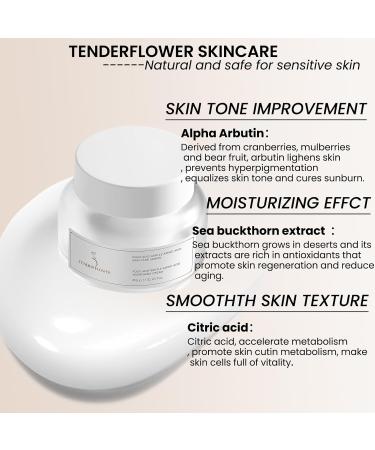 TENDER FLOWER Folic Acid Gentle Amino Acid Nourishing Cream - 45g | Best Face Cream for Hydration & Skin Care - Buy Online on GoSupps.com