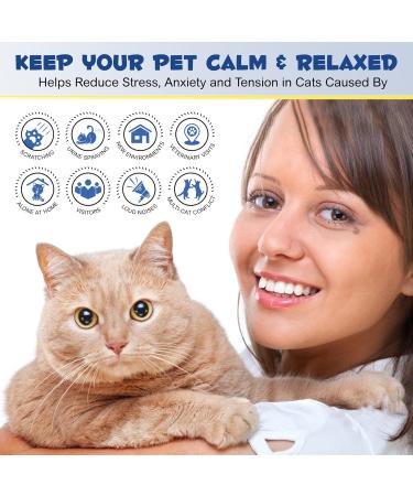 Calming Diffuser for Cat Cat Calming Pheromone Diffuser Kit for Cat Anxiety Relief Cat Calming Starter Kit(1 Diffuser + 1 Refills) - Buy Online on GoSupps.com