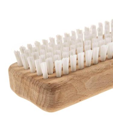 SIDCO Extra Hard Nail Brush - Craftsman Wooden Hand Washing Brush for Effective Cleaning - 1 Piece - Buy Online on GoSupps.com