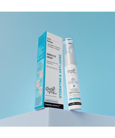 Revitalizing Under Eye Cream - Reduce Dark Circles & Puffiness | 100% Vegan | Plant-Based Ceramides & Cooling Roller - 15g - Buy Online on GoSupps.com