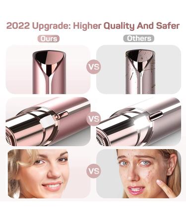 Gurelax Touch Women's Facial Hair Removal Device - Best Trimmer/Shaver for Upper Lip & Mustache, Electric Hair Remover with 2 Replacement Heads - Pink - Buy Online on GoSupps.com