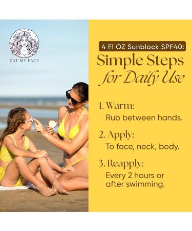 Tallow Sunscreen SPF 30 - Natural Sunblock with Non-Nano Zinc Oxide | Beef Tallow Sun Balm for Face - Made in USA 4fl oz - Buy Online on GoSupps.com