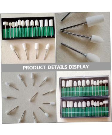 minkissy 1set Nail Polish Grit File Sanding Rings Electric Nail Filer Nail Kits Nail Art Polishing Heads Sand Nail Drill Head Diamond Drill Bit Nail File Bit Remover Wool Pedicure To Rotate - Buy Online on GoSupps.com