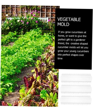 SUPVOX 3pcs Cucumber Cucumbers Fruit Vegetable Forming Shaping Picking Garden Square - Buy Online on GoSupps.com