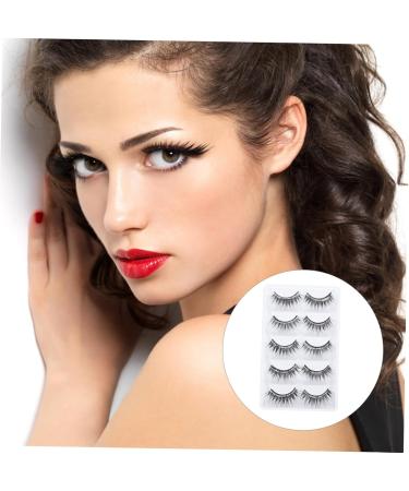 Angoily Chic Eyelash Decor Adhesive Eyelashes Women Makeup False Eyelashes Natural Look - Buy Online on GoSupps.com