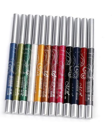FRCOLOR 12Pcs Eye Liner Liquid Liner Eyeliner Pencil Suit Eyeshadow Pen Women Cosmetic Pen Eye Shadow Makeup Set Pencil Highlight - Buy Online on GoSupps.com