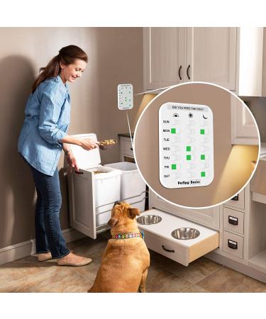 PetSpy 3 Times a Day Feeding Reminder for Dogs & Cats - Easy Mount Magnetic Tracker for Pet Feeding - Daily Medicine & Food Tracker Sticker - Buy Online on GoSupps.com