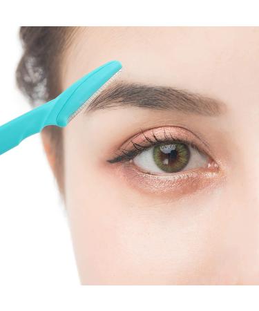 62 Pcs Eyebrow Razor Multipurpose Exfoliating Dermaplaning Tool for Trimming and Shaving - Precision Cover, 3 Colors - For Women and Men - Buy Online on GoSupps.com