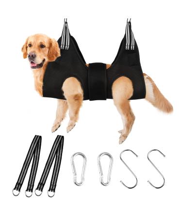 Dog care hammock set for dogs and cats newly upgraded hammocks for nail trimming pet care hammock nail cutter ears/eye care helpers for small large pets m - upgraded