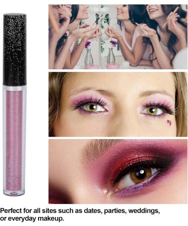 Liquid sparkling liquid eye shadow Waterproof skinfriendly longlasting for parties - Buy Online on GoSupps.com