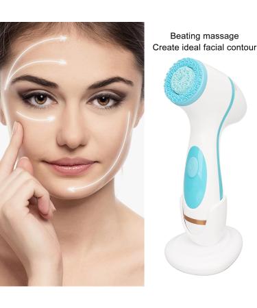 Skin Friendly Face Electric Cleaner Vibration Facial Cleanser with 3 Brush Heads Rechargeable Waterproof Multi Effect Skin Care for Exfoliating Massaging and Deep Cleansing - Buy Online on GoSupps.com