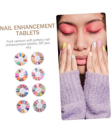 minkissy 64 Boxes Soft Pottery Diy Fruit Nail Art Slice Fruit Pattern Nail Art Patches Diy Lip Gloss Clay Stickers Scrapbooking Flower Clay Jewels for Nails 3d Bulk Polymer Clay Accessories - Buy Online on GoSupps.com