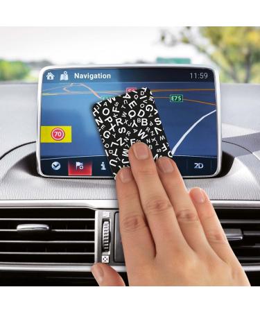 Polyclean 3x PocketCleaner - German Microfiber Glasses & Screen Cleaning Cloths - 12x4 cm 3 Pack Black & White | Perfect for Eyeglasses & Displays - Buy Online on GoSupps.com