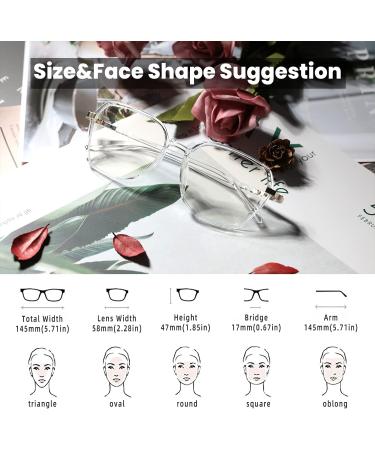 ROCKNIGHT Blue Light Blocking Glasses - Transparent Frame for Computer & Phone Use | Reduce Eye Strain & Improve Sleep - Buy Online on GoSupps.com