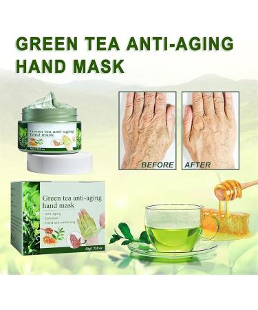 Green Tea Anti-Wrinkle Hand Mask 50g Green Tea Moist Repair Hand Mask Green Tea Peel Off Hand Wax Mask Moisturizing Exfoliating Nourishing Skin - Buy Online on GoSupps.com