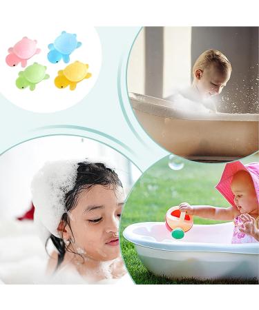 Bathing Cute Soap Tortoise Shaped Oil Soap | 4X Children Turtle Shape Cute Bath Soap | Boys Girls Hand Wash Cleaning Refreshing Scented Solution for Bath - Buy Online on GoSupps.com