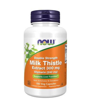 Now Foods Silymarin Milk Thistle Extract 300 mg 100 Veg Capsules