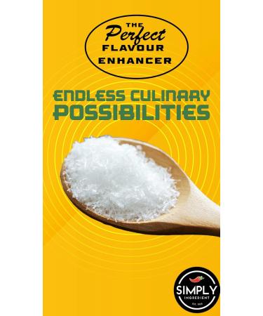 MSG Crystalline Powder By Simply Ingredient 600 gram Umami Flavour Yum Yum crystal Powder Premium Monosodium Glutamate Powder Packed in Canada NON-GMO - Buy Online on GoSupps.com