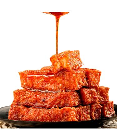 MKSDDF Chinese snacks Asian snacks spicy dried tofu spicy latiao strips tiger skin dried tofu soy products 13 g* 20 packs mixed pack Mixed pack