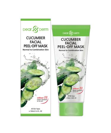 Peel Off Face Mask Cucumber Facial Peel-off Mask 3.4fl.oz/100ml