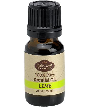 Fabulous Frannie Lime 100% Pure Undiluted Essential Oil 10ml (Pack of 1)