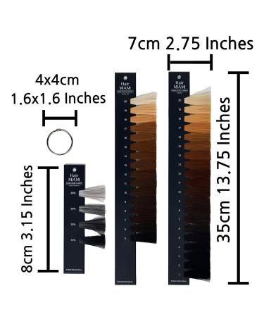 Hair Level Scale Chart Set | Optimize Hair Brightness for Salons & Hairdressers - International Shipping Available - Buy Online on GoSupps.com