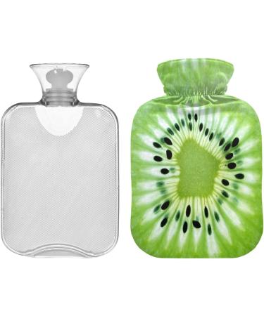 Naanle Kiwi Slice Hot Water Bottle - 1L Transparent Heat Bottle for Bed | Hand & Foot Pain Relief & Cold Therapy - Buy Online on GoSupps.com