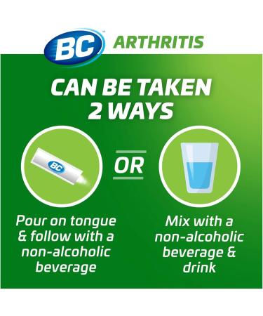 BC Powder Fast Pain Relief with Arthritis Support 50 Count - Aspirin (NSAID) & Caffeine - Buy Online on GoSupps.com