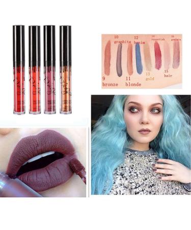 ROMANTIC BEAR 16 Colors Waterproof Matte Liquid Lipstick - Long Lasting Beauty Lip Gloss in Russetish | International Shipping Available - Buy Online on GoSupps.com