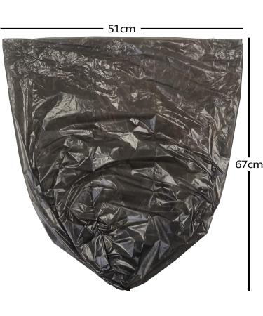 Qqbine 6 Gallon Black Trash Bags 20 L Garbage Bags 225 Bags/9 Rolls - Buy Online on GoSupps.com