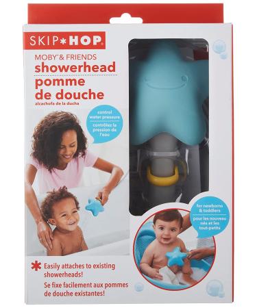 Skip Hop Moby Blue Baby Bath Showerhead - Soft & Gentle Bath Time for Infants - Buy Online on GoSupps.com