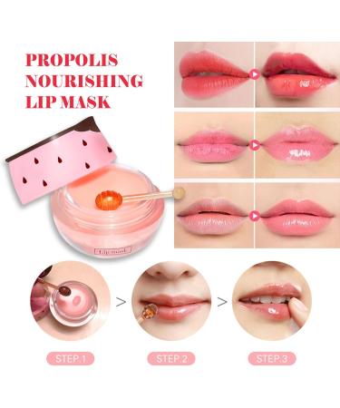 TITIMORE Strawberry Lip Balm Lip Sleeping Mask Moisturizing Lip Masks Hydrating & Prevention Dry and Cracked Lip Scrubs Exfoliator Plumping Bee Balm Honey Lip Balm Lip Repair Nourishes the Lip Skin - Buy Online on GoSupps.com